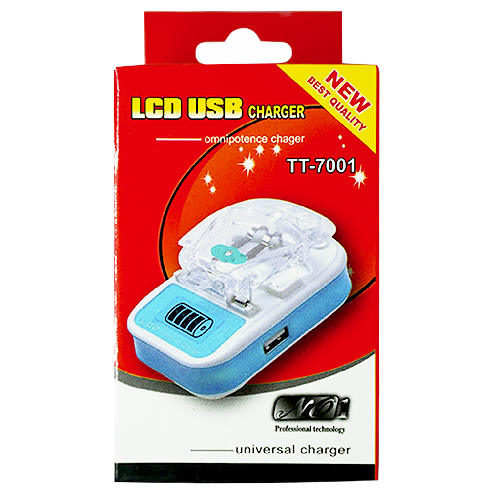 Multicargador Universal Sencillo USB Para Baterias De Celular